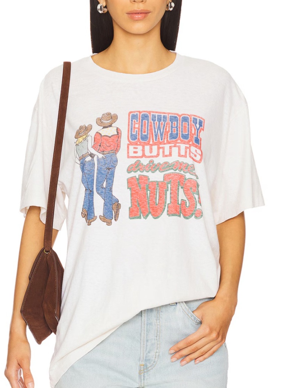 RE/DONE Graphic 'Cowboy Butts Drive Me Nuts' Tee 🤠